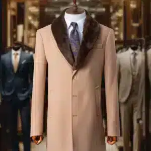 Kameel Jacket volle kraag
