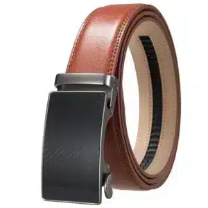 Ceinture en cuir marron