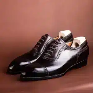 bruin velvet heren schoenen