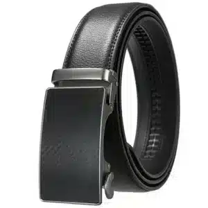 Ceinture en cuir noir