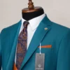 Turquoise Double Styles Suits - Image 3