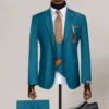 Turquoise Double Styles Suits - Image 4