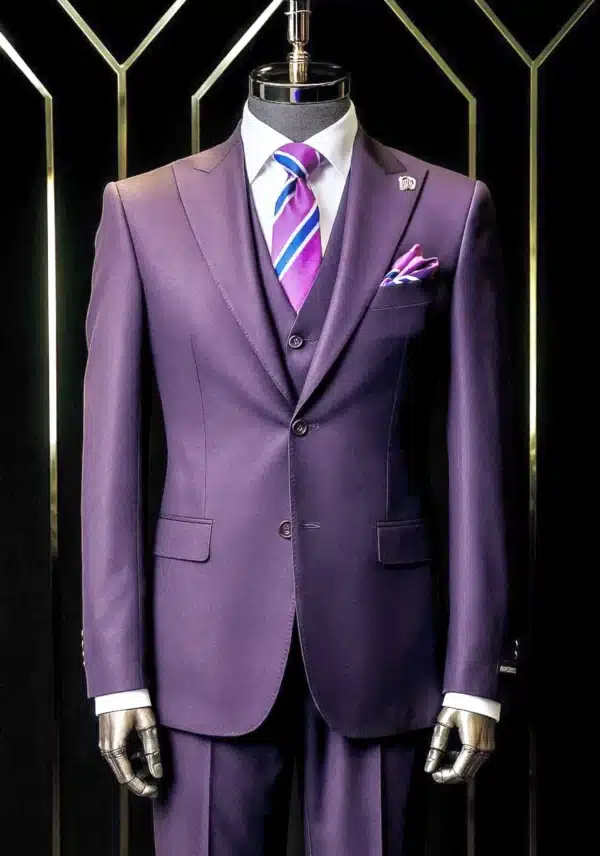 Purple Wedding Suit